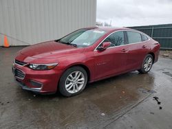 Salvage cars for sale at Duryea, PA auction: 2018 Chevrolet Malibu LT