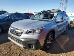 Salvage cars for sale at Elgin, IL auction: 2021 Subaru Outback Limited