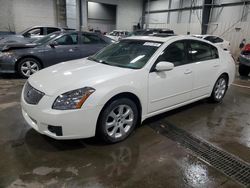 Salvage cars for sale at Ham Lake, MN auction: 2007 Nissan Maxima SE