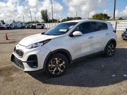 Salvage cars for sale at Miami, FL auction: 2022 KIA Sportage LX