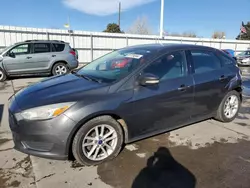 Salvage cars for sale at Littleton, CO auction: 2017 Ford Focus SE