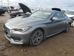 Salvage cars for sale from Copart Elgin, IL: 2022 Infiniti Q60 Pure