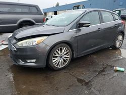 2015 Ford Focus Titanium en venta en Woodhaven, MI