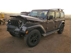 Salvage cars for sale at Brighton, CO auction: 2020 Jeep Wrangler Unlimited Sahara