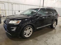 Vehiculos salvage en venta de Copart Avon, MN: 2016 Ford Explorer XLT