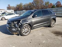 Salvage cars for sale at Rogersville, MO auction: 2017 Ford Edge Titanium