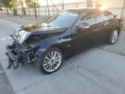 Salvage cars for sale at Rancho Cucamonga, CA auction: 2020 Infiniti Q50 Pure