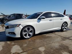 Salvage cars for sale at Grand Prairie, TX auction: 2018 Honda Accord Touring