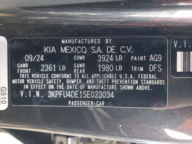 2025 KIA K4 EX