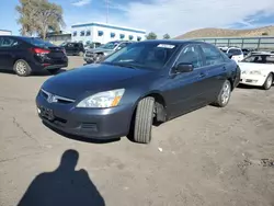 Salvage cars for sale at Albuquerque, NM auction: 2006 Honda Accord EX