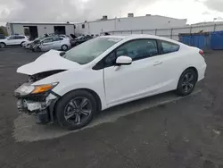 Honda Civic ex salvage cars for sale: 2015 Honda Civic EX