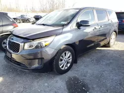 KIA Sedona lx salvage cars for sale: 2015 KIA Sedona LX