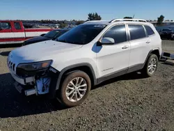 Jeep Cherokee Latitude salvage cars for sale: 2021 Jeep Cherokee Latitude