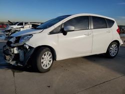 Salvage cars for sale at Grand Prairie, TX auction: 2016 Nissan Versa Note S