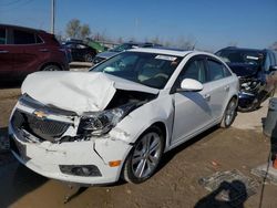 Chevrolet salvage cars for sale: 2013 Chevrolet Cruze LTZ