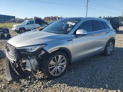 Salvage cars for sale at Tifton, GA auction: 2020 Infiniti QX50 Pure