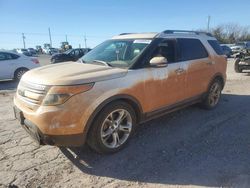 Salvage cars for sale at Oklahoma City, OK auction: 2014 Ford Explorer Limited