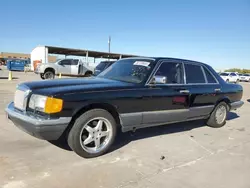 Salvage cars for sale at Grand Prairie, TX auction: 1989 Mercedes-Benz 420 SEL