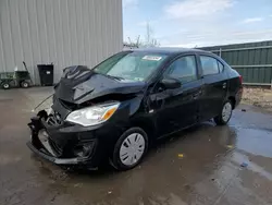 Salvage cars for sale at Duryea, PA auction: 2017 Mitsubishi Mirage G4 ES