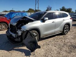 Toyota salvage cars for sale: 2021 Toyota Highlander XLE