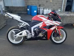 Salvage motorcycles for sale at New Britain, CT auction: 2012 Honda CBR600 RR