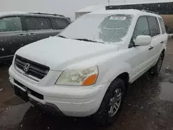 Honda salvage cars for sale: 2004 Honda Pilot EXL