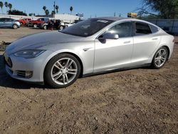 Salvage cars for sale at Mercedes, TX auction: 2013 Tesla Model S