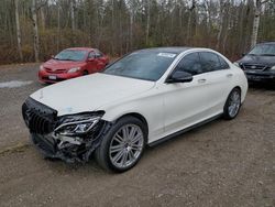 Mercedes-Benz salvage cars for sale: 2017 Mercedes-Benz C 300 4matic