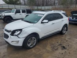 Salvage cars for sale at Davison, MI auction: 2016 Chevrolet Equinox LTZ