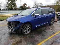 Salvage cars for sale at Bridgeton, MO auction: 2019 Chrysler Pacifica Limited