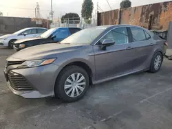 Toyota salvage cars for sale: 2018 Toyota Camry LE