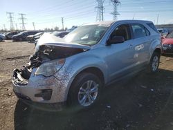 Salvage cars for sale from Copart Elgin, IL: 2011 Chevrolet Equinox LS