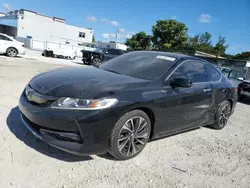 Vehiculos salvage en venta de Copart Opa Locka, FL: 2017 Honda Accord EXL