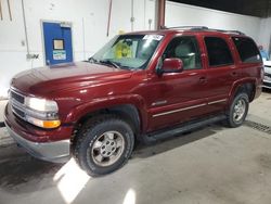 Chevrolet salvage cars for sale: 2002 Chevrolet Tahoe K1500