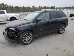 Salvage cars for sale at Windham, ME auction: 2016 Jeep Compass Latitude