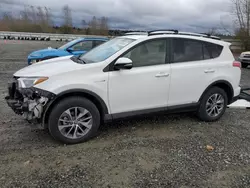 Toyota salvage cars for sale: 2016 Toyota Rav4 HV XLE