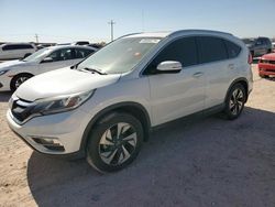 Salvage cars for sale at Andrews, TX auction: 2015 Honda CR-V Touring