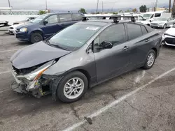 Salvage cars for sale from Copart Van Nuys, CA: 2017 Toyota Prius