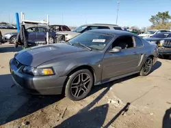 Salvage cars for sale at Woodhaven, MI auction: 2001 Ford Mustang