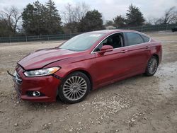 Salvage cars for sale at Madisonville, TN auction: 2013 Ford Fusion Titanium