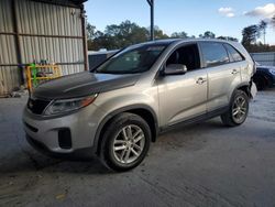 Salvage cars for sale at Cartersville, GA auction: 2015 KIA Sorento LX