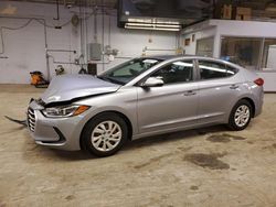 Salvage cars for sale at Wheeling, IL auction: 2017 Hyundai Elantra SE