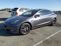 Salvage cars for sale at Rancho Cucamonga, CA auction: 2019 Tesla Model 3