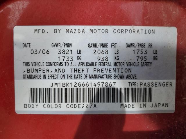 2006 Mazda 3 I