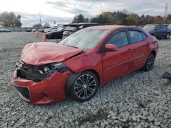 Salvage cars for sale from Copart Mebane, NC: 2016 Toyota Corolla L