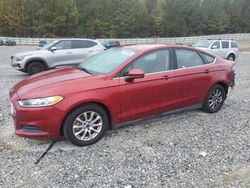 Salvage cars for sale at auction: 2016 Ford Fusion S