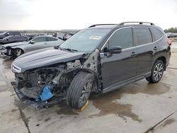 Salvage cars for sale at Grand Prairie, TX auction: 2020 Subaru Forester Limited