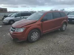 Salvage cars for sale at Kansas City, KS auction: 2014 Dodge Journey SE