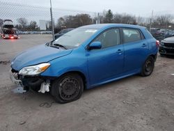 Salvage cars for sale at Chalfont, PA auction: 2009 Toyota Corolla Matrix