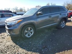 Salvage cars for sale from Copart Cleveland: 2015 Toyota Highlander Hybrid Limited